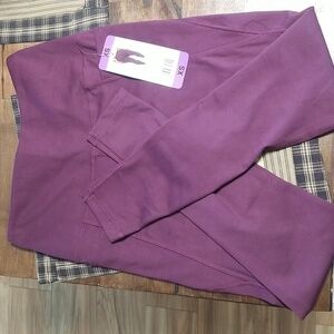 Danskin Ultra High Rise Leggings Size Small Plum New With Tags
